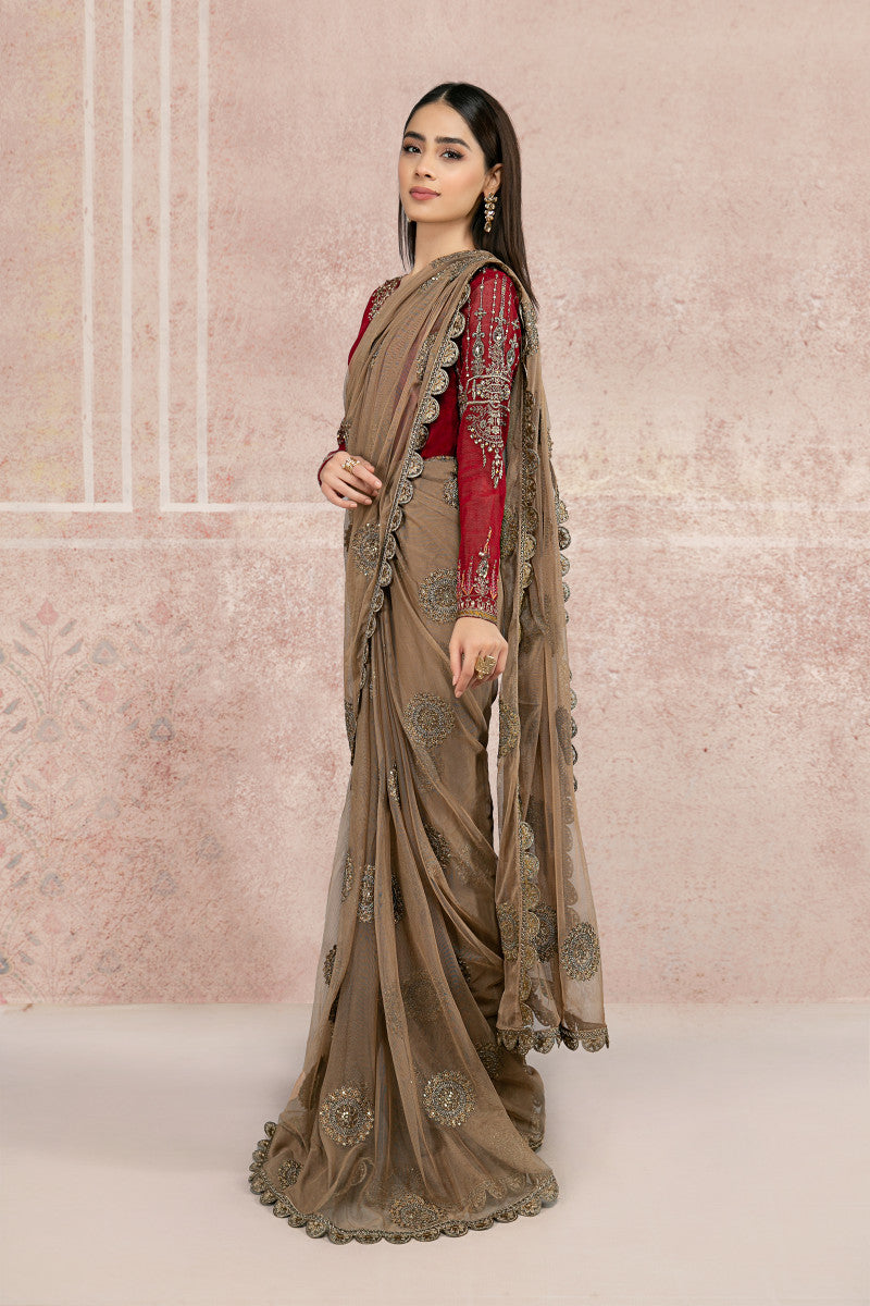 3 Piece Cotton Net Saree | SF-W20-48/A